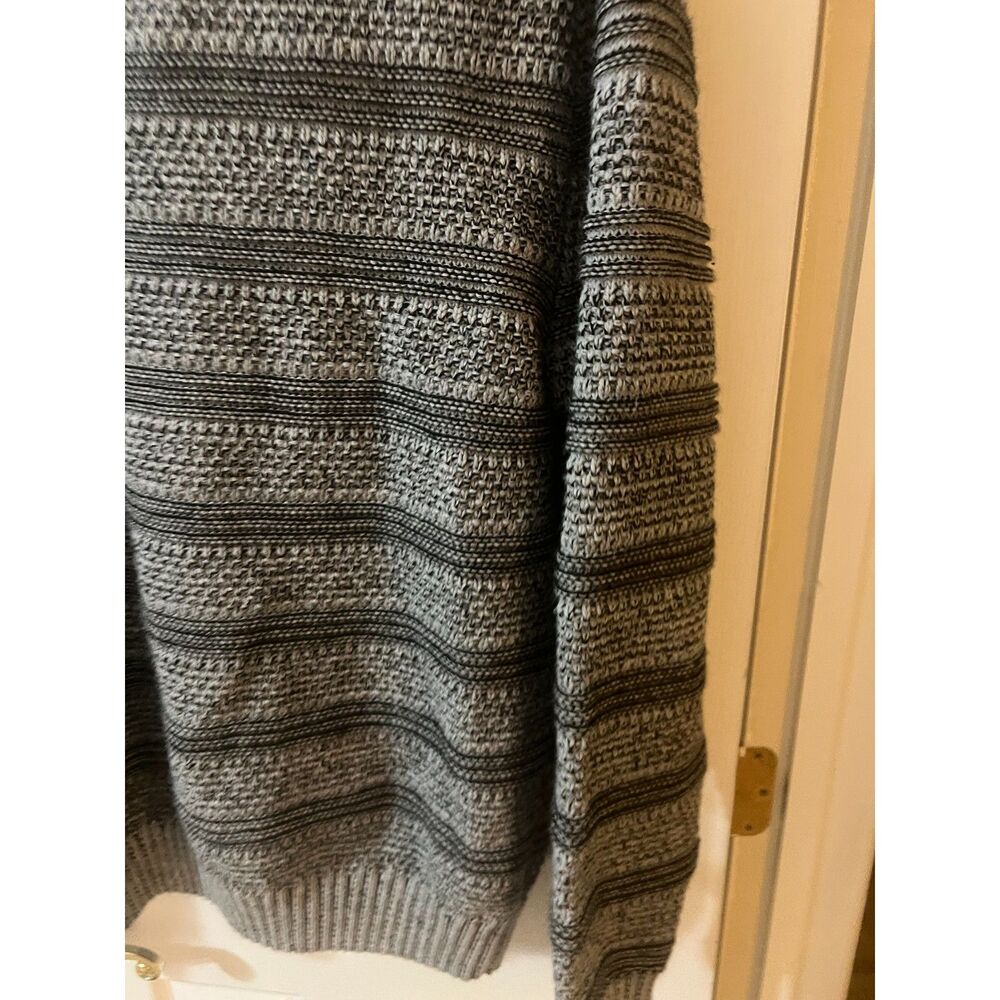 LCR Black Edition Men's Knit Cardigan Sweater Jacket Size Large